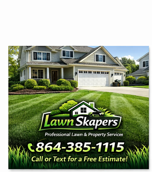 Lush front yard after a season of LawnSkapers fertilization